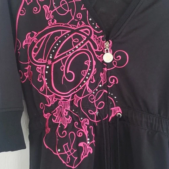 Coogi womens long lightweight jacket with hood - Picture 3 of 5